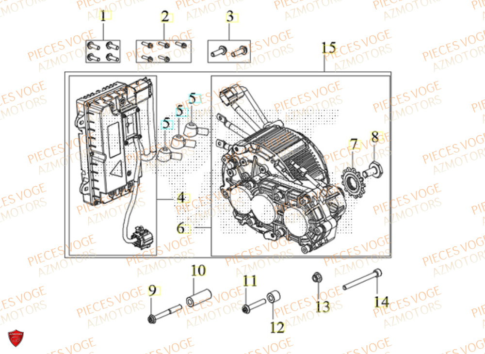 Moteur VOGE Pièces Voge EF-40 2025