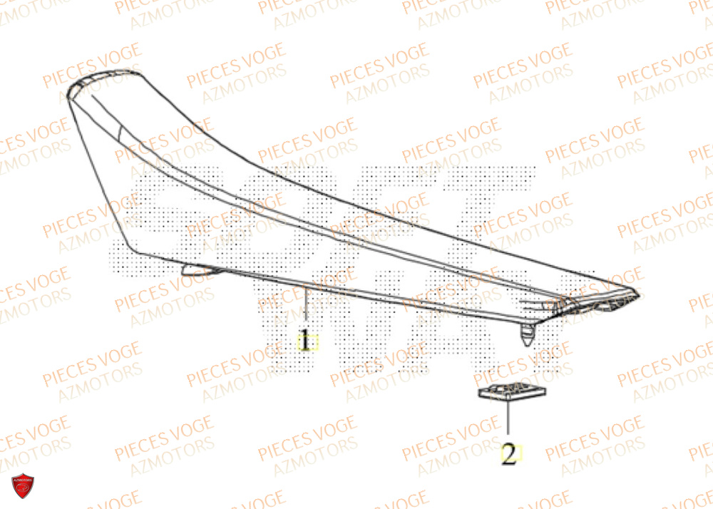 Selle VOGE Pièces Voge EF-40 2025