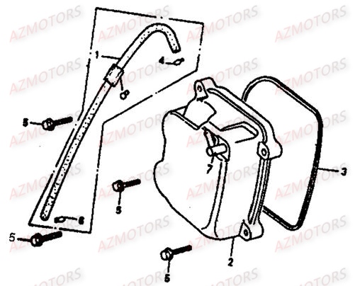 Cache Culbuteur LINHAI Pièces Scooter EGGY 125cc