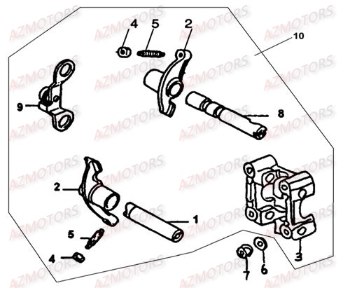 CULBUTEUR LINHAI EGGY 125