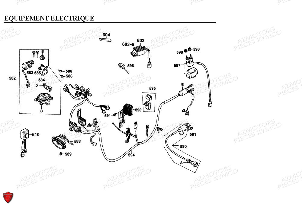 EQUIPEMENT ELECTRIQUE pour EGO-125