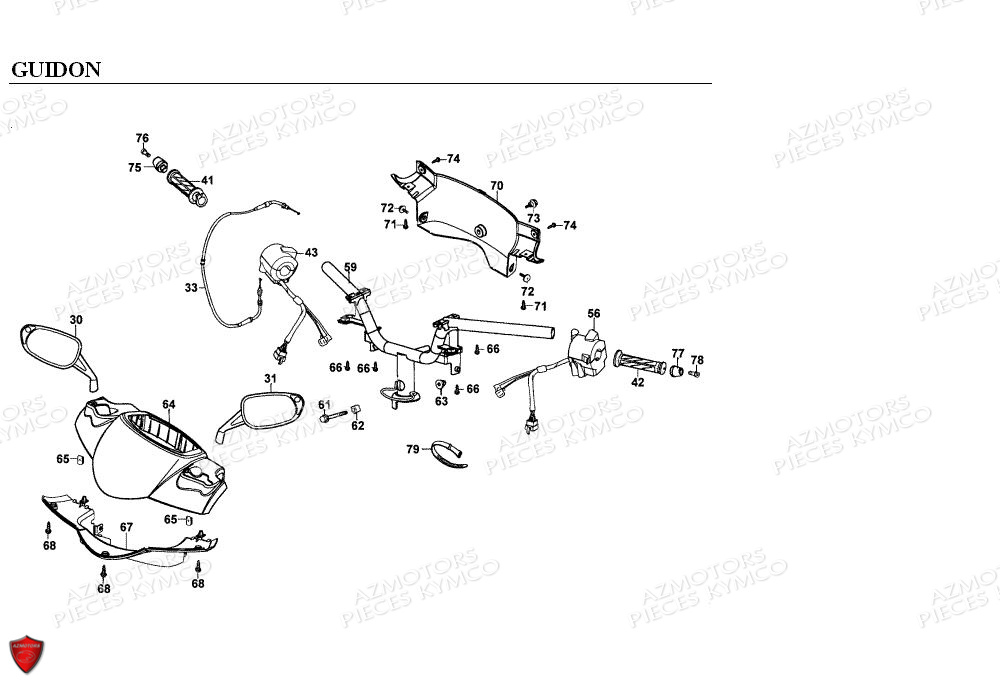 GUIDON pour EGO-125