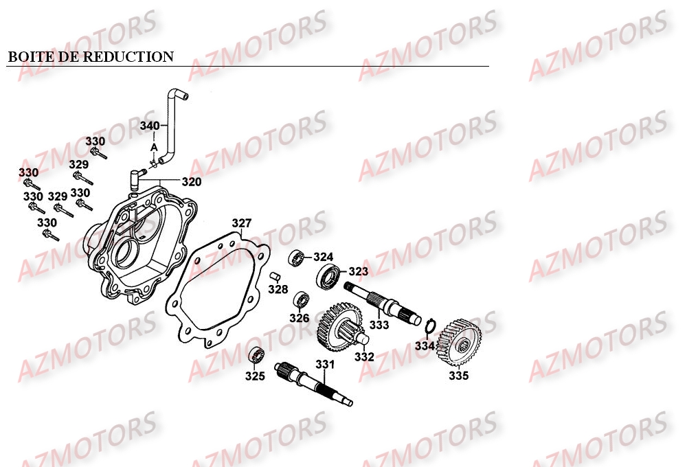 Boite De Reduction KYMCO Pièces Scooter Kymco EGO 250 4T EURO I