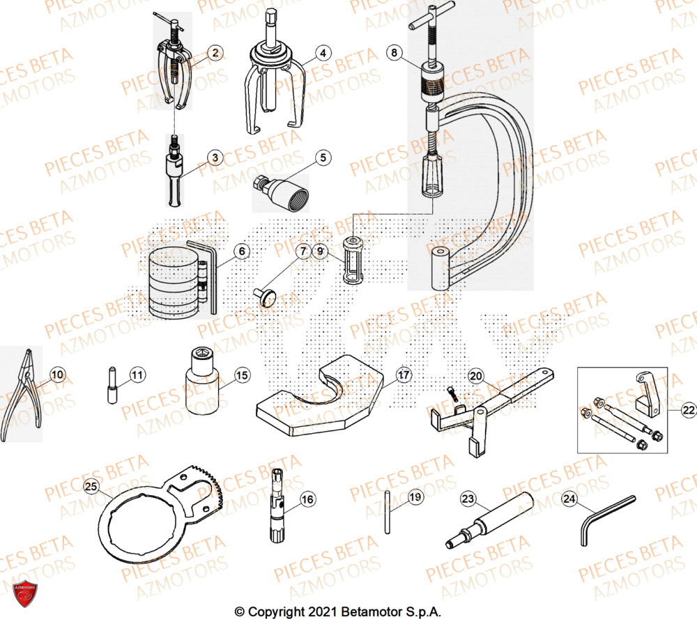 Outils BETA Pieces BETA ENDURO RR 350 4T RACE (2026)
