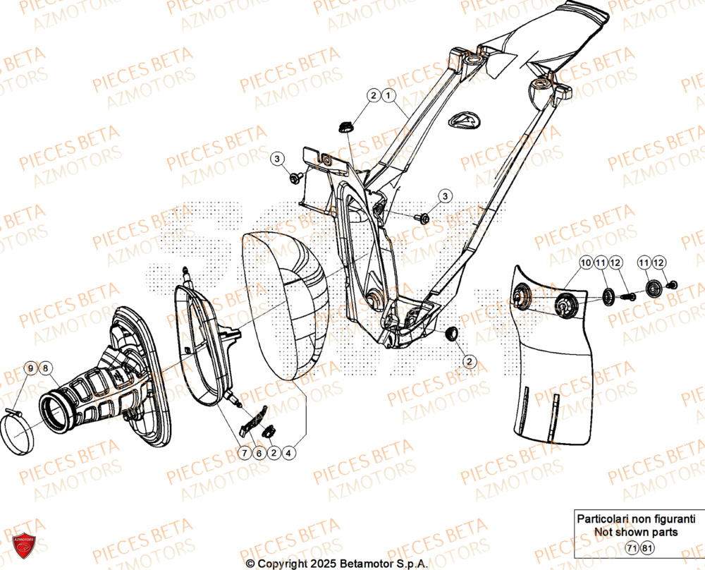 Filtre A Air BETA Pieces BETA ENDURO RR 480 4T X-PRO - (2026)