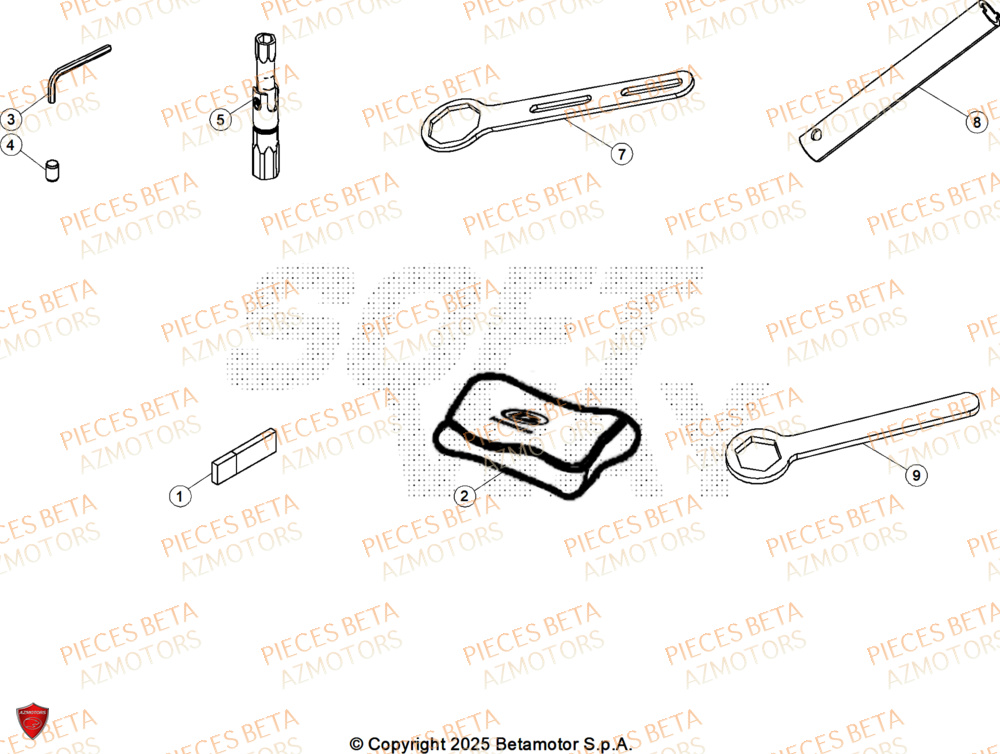 Manuel BETA Pieces BETA ENDURO RR 480 4T X-PRO - (2026)
