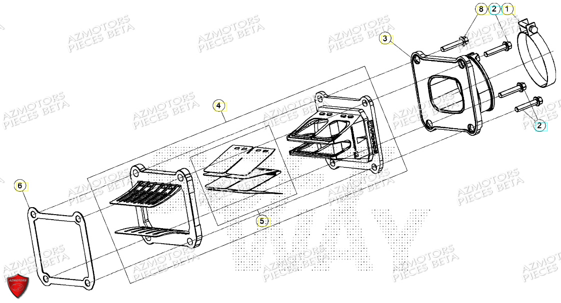 Admission Clapets BETA Pièces Beta RR 125 2T - 2024