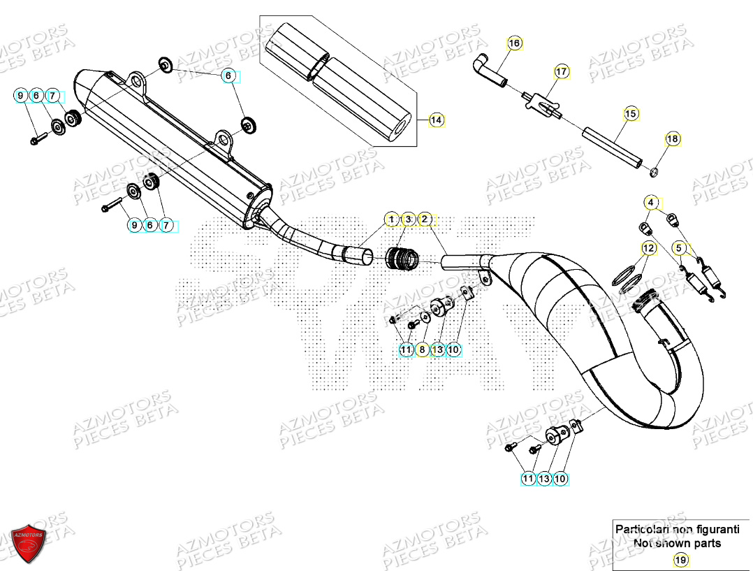 ECHAPPEMENT BETA ENDURO RR 125 2T 24