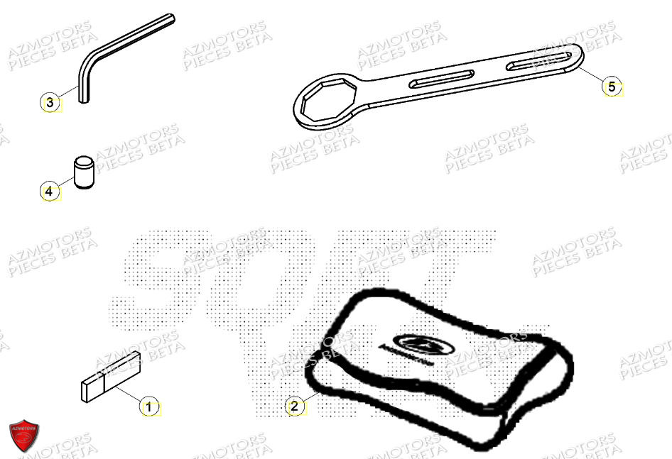 Trousse A Outils BETA Pièces Beta RR 125 2T - 2024