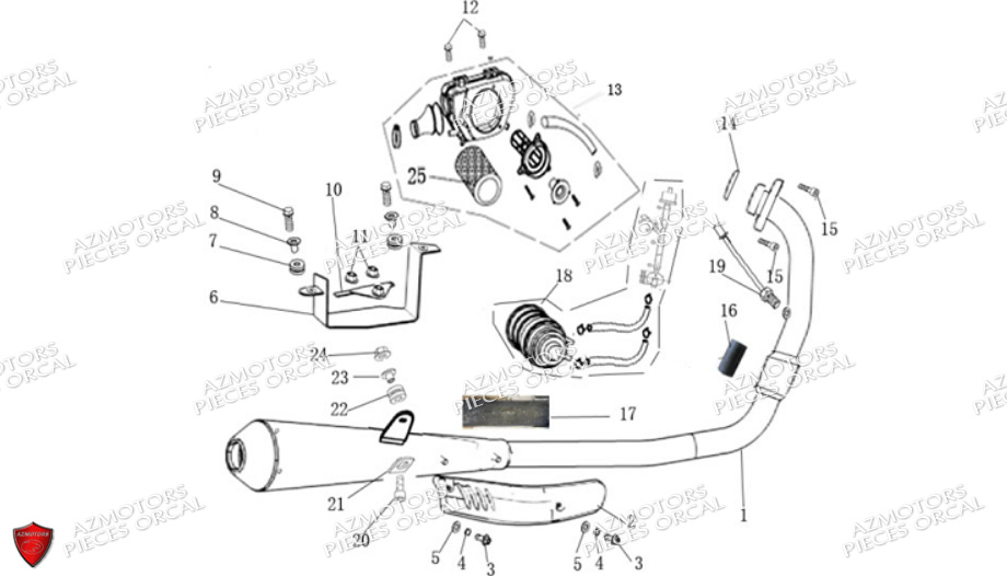 Echappement Filtration ORCAL 