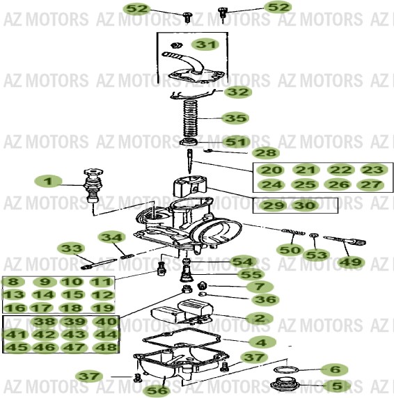 CARBURATEUR 2 BETA EVO 125 13