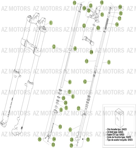 FOURCHE BETA EVO 125 13