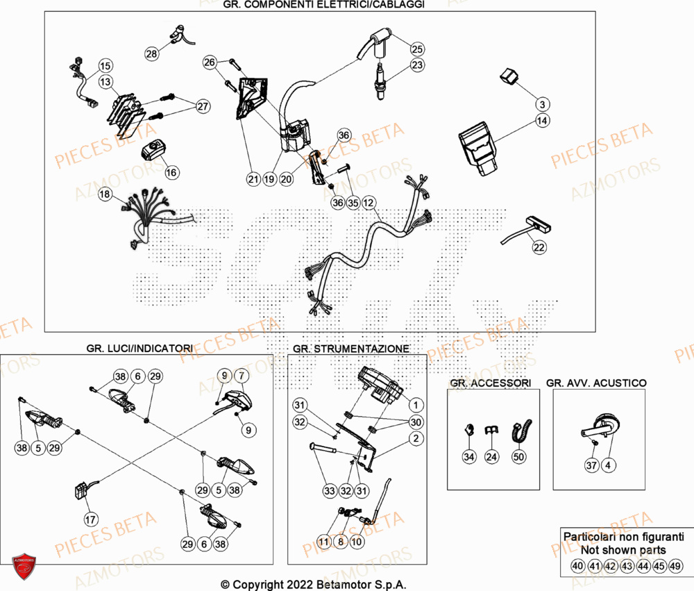 BOUGIE - BETA pour EQUIPEMENT-ELECTRIQUE de EVO-125-FACTORY-2023 BOUGIE - BETA pour EQUIPEMENT-ELECTRIQUE de EVO-125-FACTORY-2023