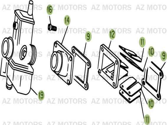 CARBURATEUR 1 BETA EVO 200 13