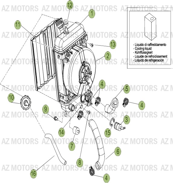 RADIATEUR BETA EVO 200 13