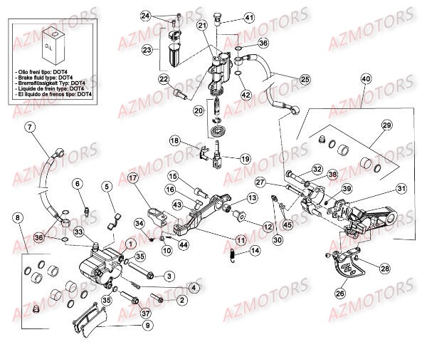 FREINS pour EVO-200-15