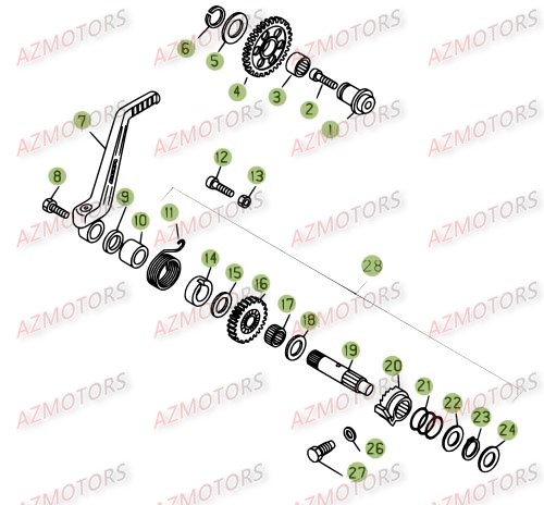 KICK STARTER pour EVO-200-15