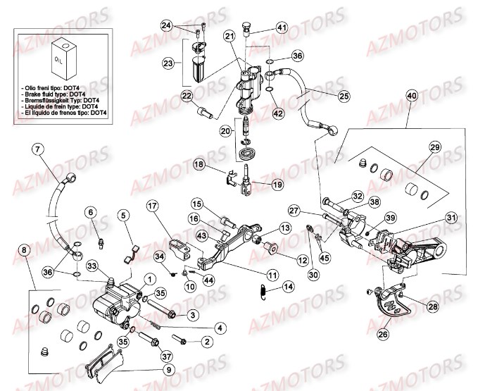 FREINS pour EVO-200-16