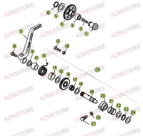 KICK STARTER pour EVO-200-16