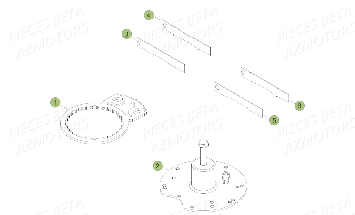 Outils Special BETA Pièces BETA EVO-200 2T (2011)