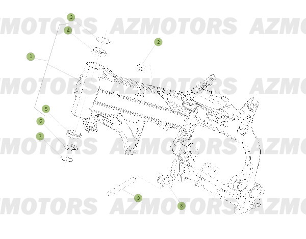 Chassis BETA Pièces BETA EVO-250 2T - [2013]