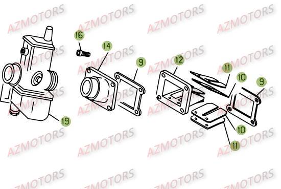 CARBURATEUR BETA EVO 290 2T 09