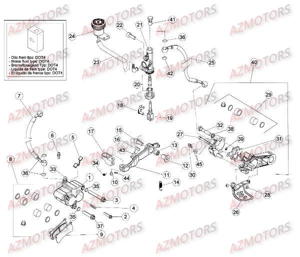 FREINS pour EVO-290-2T-09