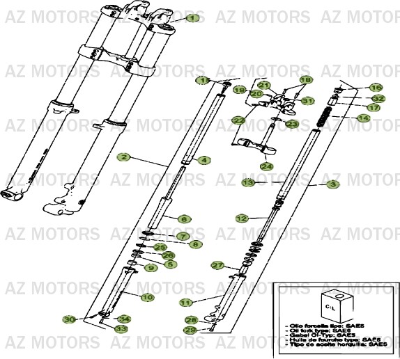 FOURCHE BETA EVO 290 2T 11