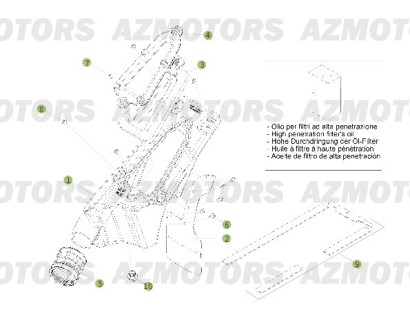 BOITIER DU FILTRE BETA EVO 300 13