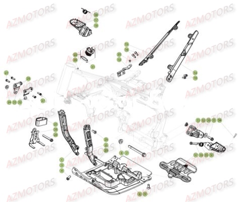 ACCESSOIRES DU CHASSIS BETA EVO 125 2T 17