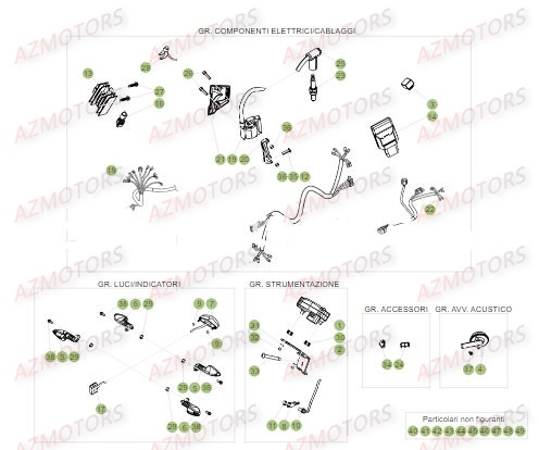 EQUIPEMENT ELECTRIQUE pour EVO 125 2T 17