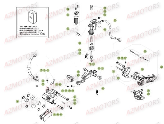 PLAQUETTES PINCES REV-3 ( COUPLE ) BETA pour FREINS de EVO 125 2T 17