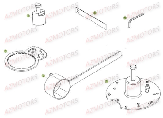 Outils Speciaux BETA Pièces BETA EVO-125 2T - [2017]