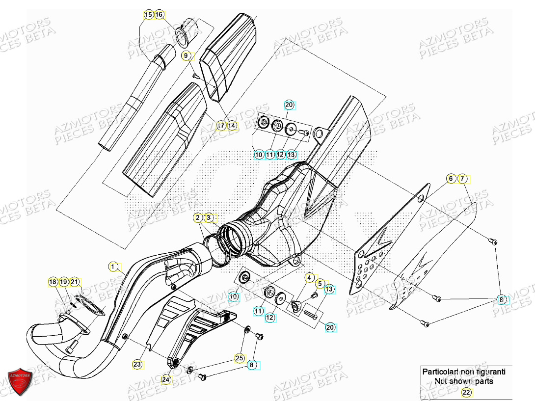 Echappement BETA Pièces BETA EVO 125 2T - [2024]