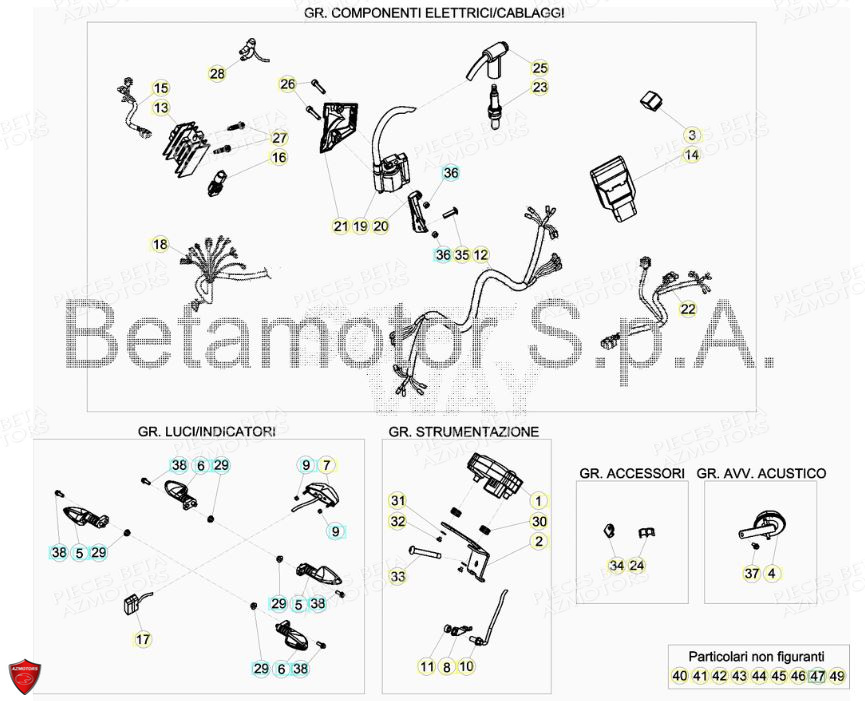 BOUGIE IRIDIO T40352G BETA pour INSTALLATION ELECTRIQUE de EVO 125 2T FACTORY 2018