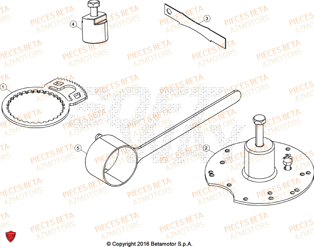 Outillage BETA Pièces BETA EVO 200 2T - [2025]