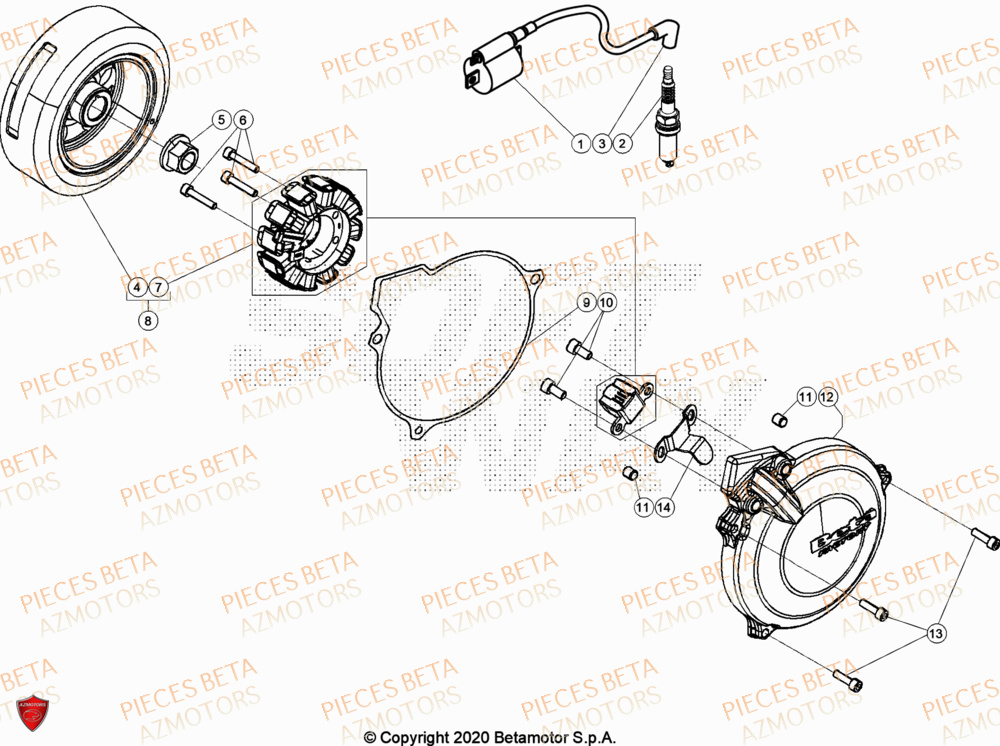 Allumage BETA Pièces BETA EVO 250 2T - [2024]