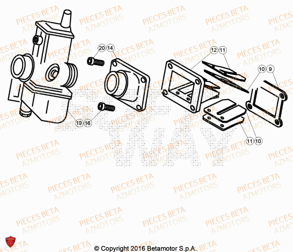 Carburateur BETA Pièces BETA EVO 250 2T - [2024]