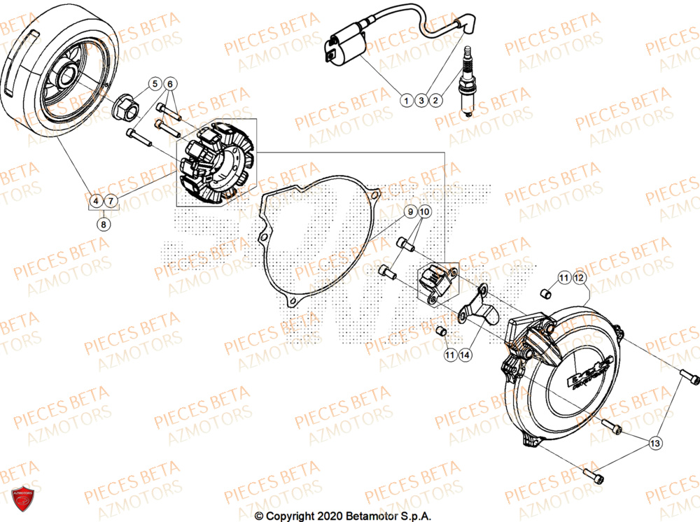Allumage BETA Pièces BETA EVO 250 2T - [2025]