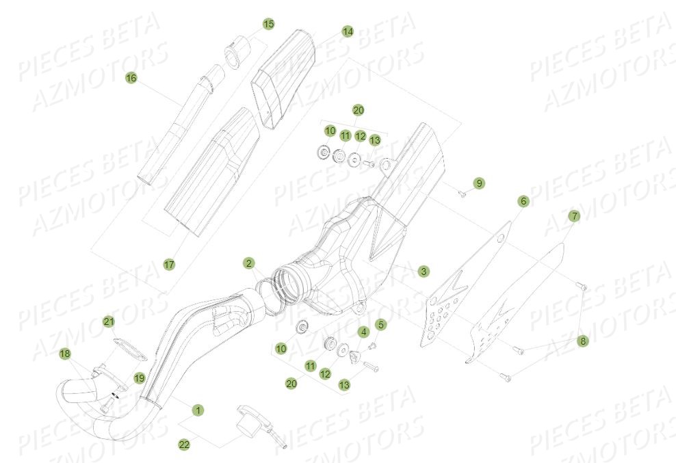 ECHAPPEMENT BETA EVO 250 FACTORY 15