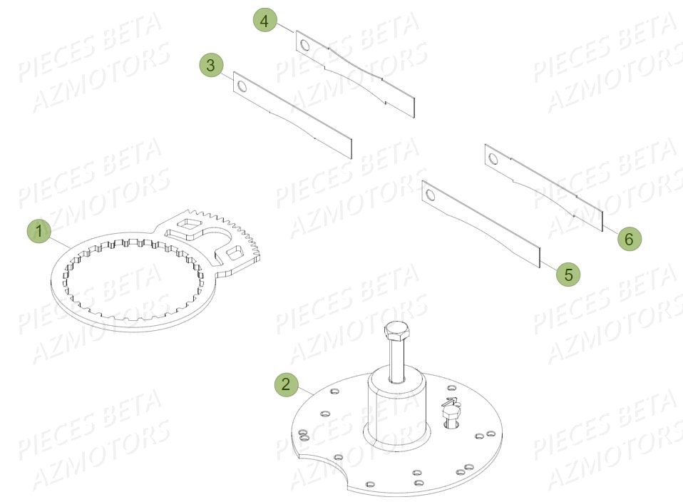 Outillages Special BETA Pièces BETA EVO 2T -300CC- FACTORY - (2015)