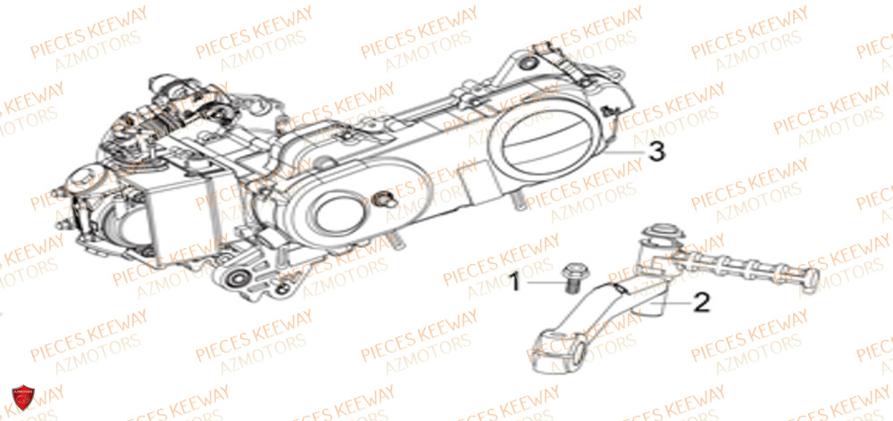 Moteur KEEWAY Pieces KEEWAY Origine F-ACT EVO 50 EURO4 2018-2025
