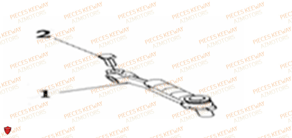 Kick KEEWAY Pieces KEEWAY Origine FACT 125 2006-2013