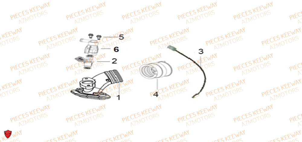 Admission KEEWAY Pieces KEEWAY Origine F-ACT EVO 50 EURO5 2021-2025
