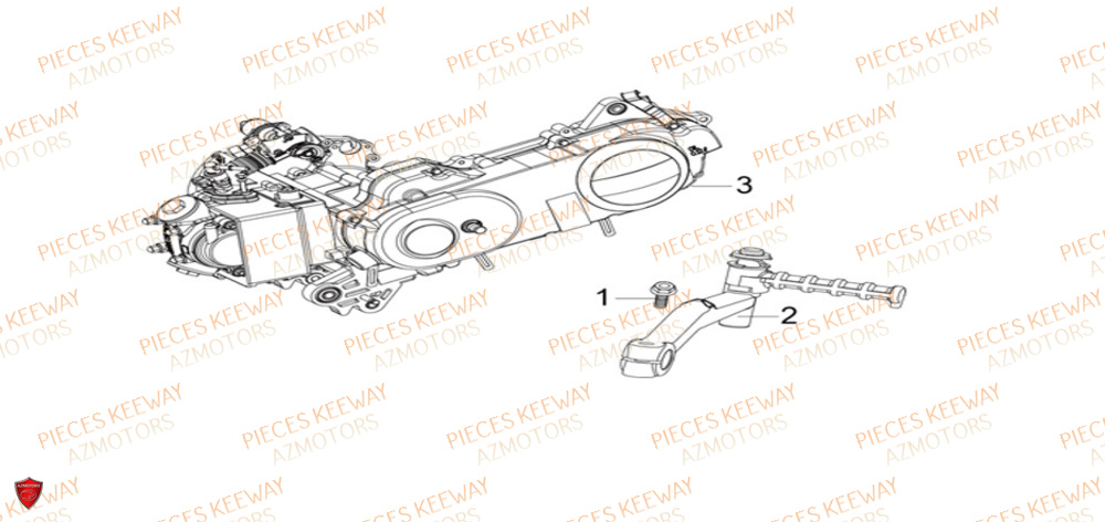 Moteur KEEWAY Pieces KEEWAY Origine F-ACT EVO 50 EURO5 2021-2025
