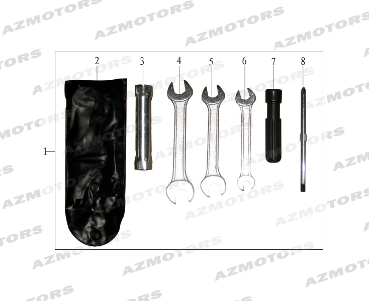 Trousse A Outils MASH Pieces MASH FAMILY SIDE VERT 400cc (2017 - 2019)