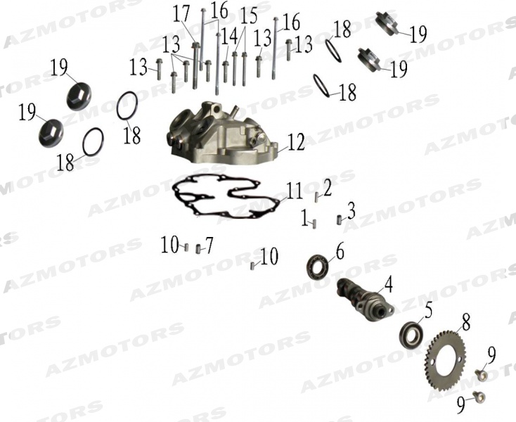Couvre Culasse Arbre A Came MASH Pieces MASH FAMILY SIDE 400cc (2019 - 2020)