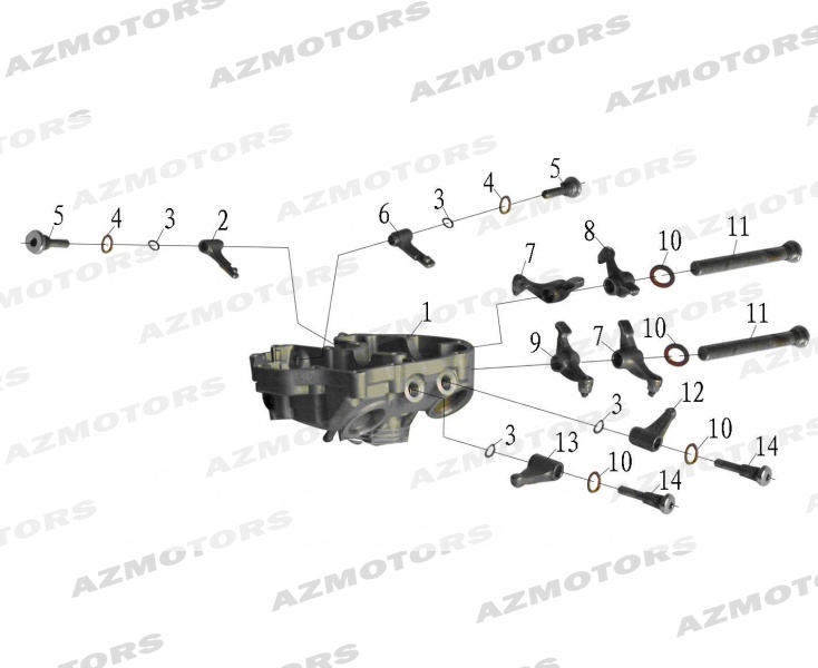 Culbuteurs MASH Pieces MASH FAMILY SIDE 400cc (2019 - 2020)