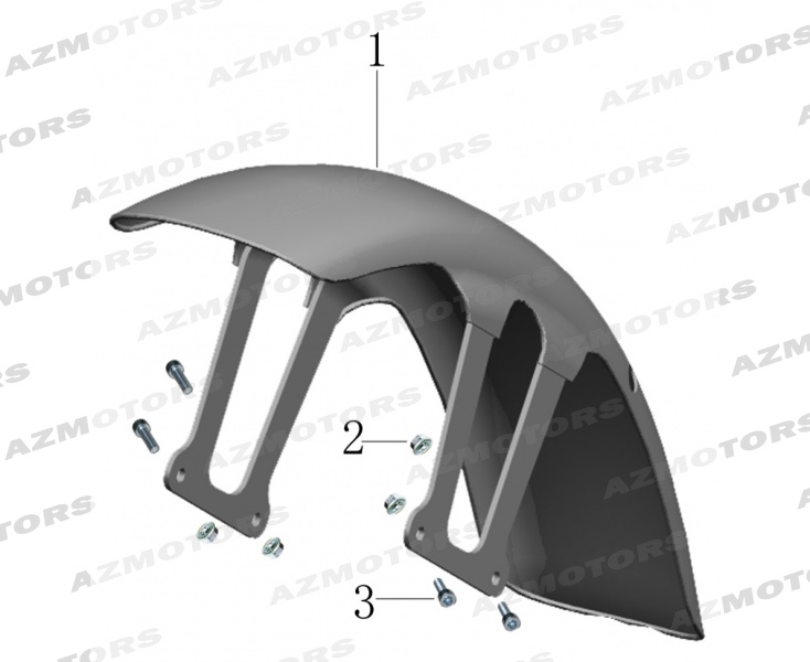 Garde Boue Avant MASH Pieces MASH FAMILY SIDE 400cc (2019 - 2020)