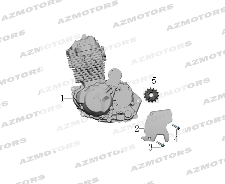 Moteur MASH Pieces MASH FAMILY SIDE 400cc (2019 - 2020)